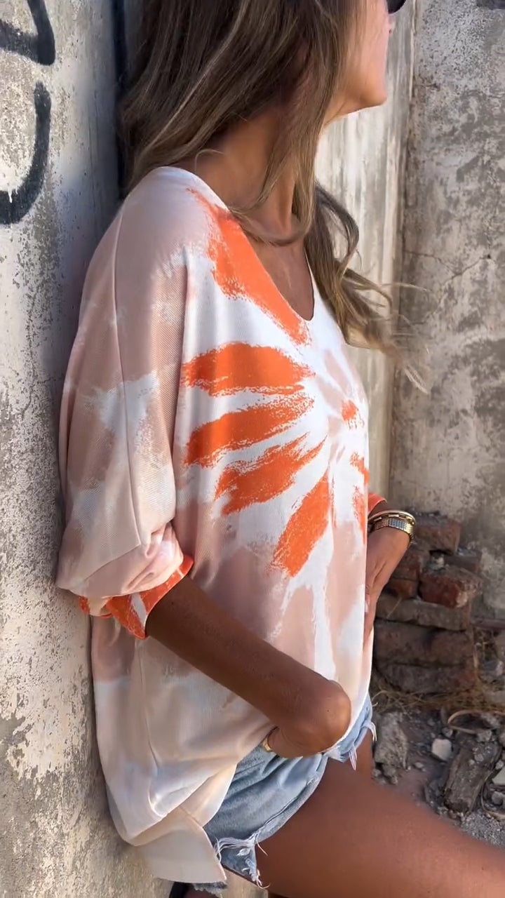 Demi — Relaxed Tie-Dye Top