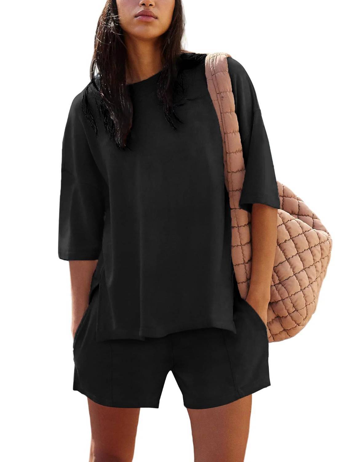 Kathryn — Relaxed Slit Suit Set