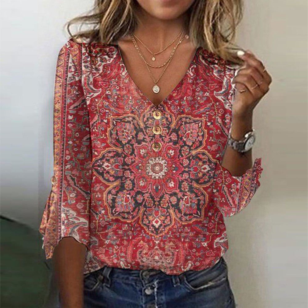 Arabella β Bold Print Classic Top