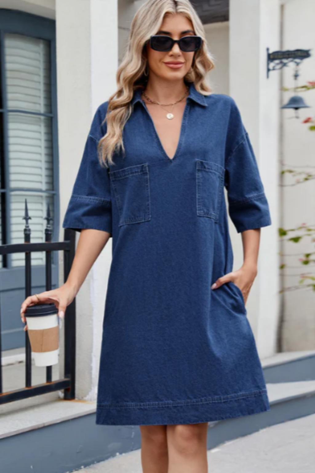Casual Denim Dress