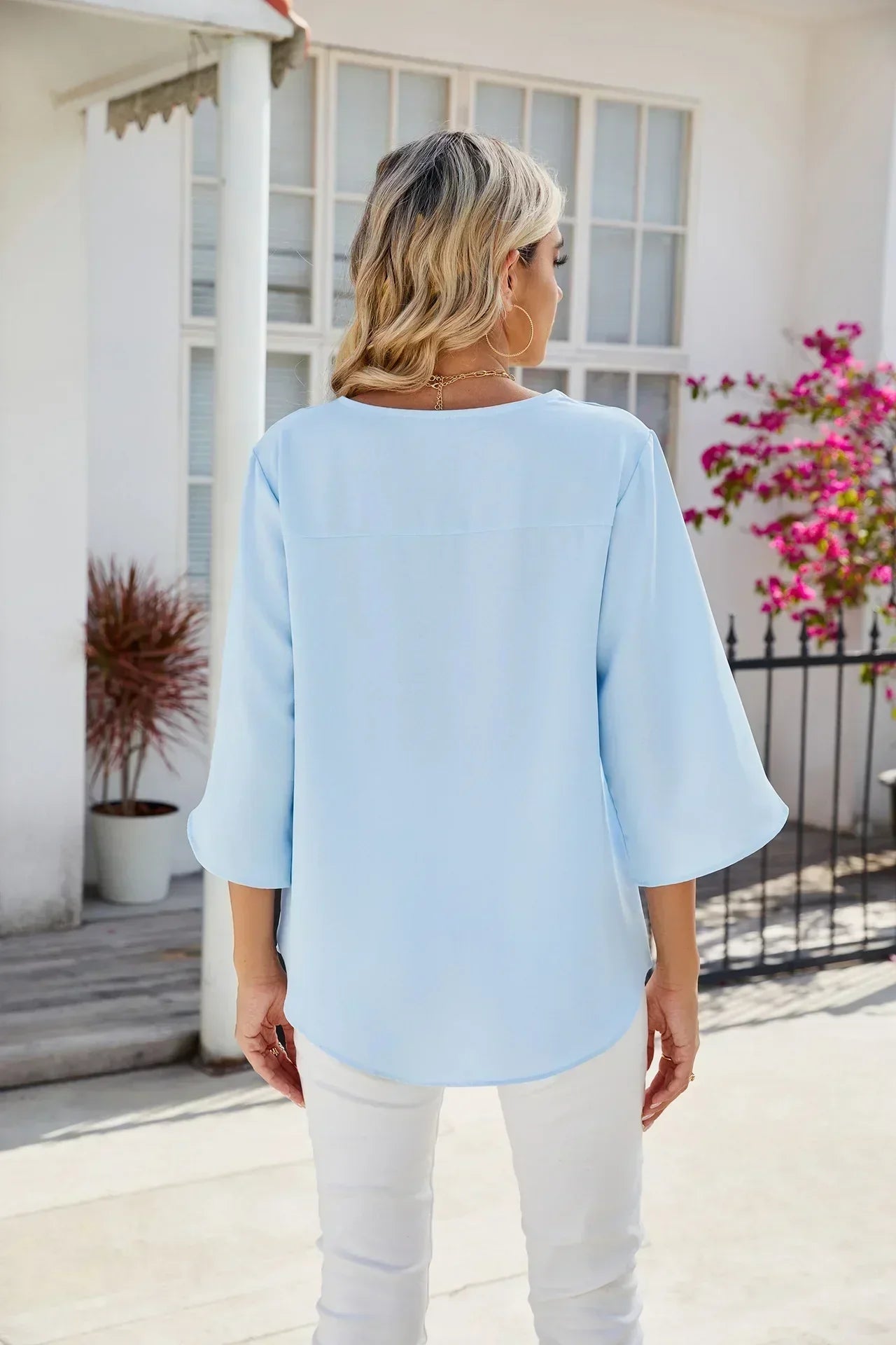 Zadie — Lightweight V-Neck Top