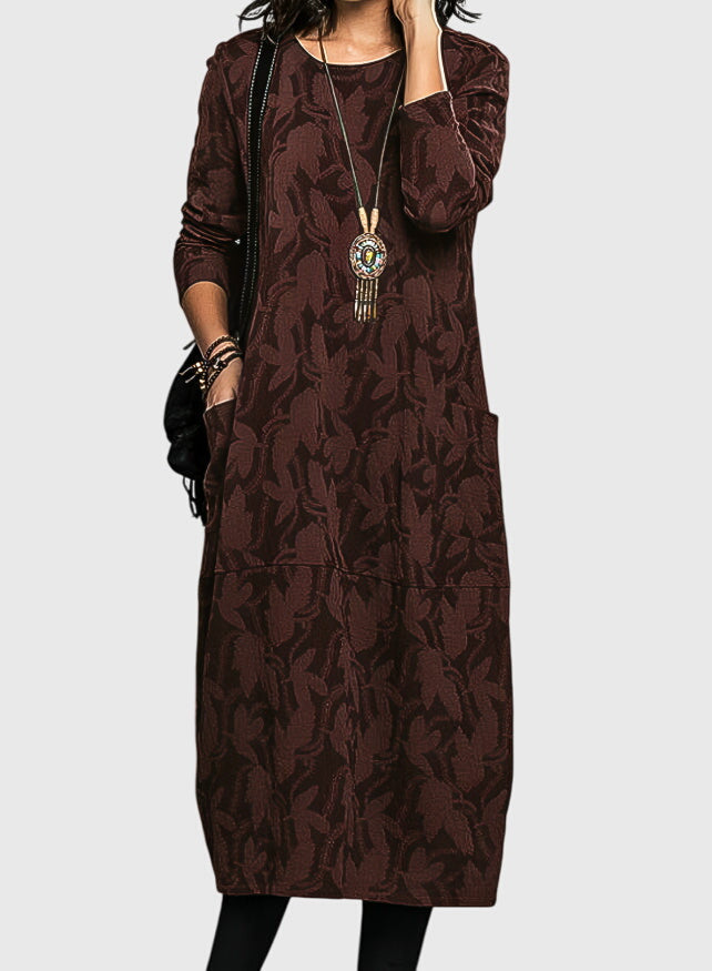Victoria | Casual Round-Neck Dress