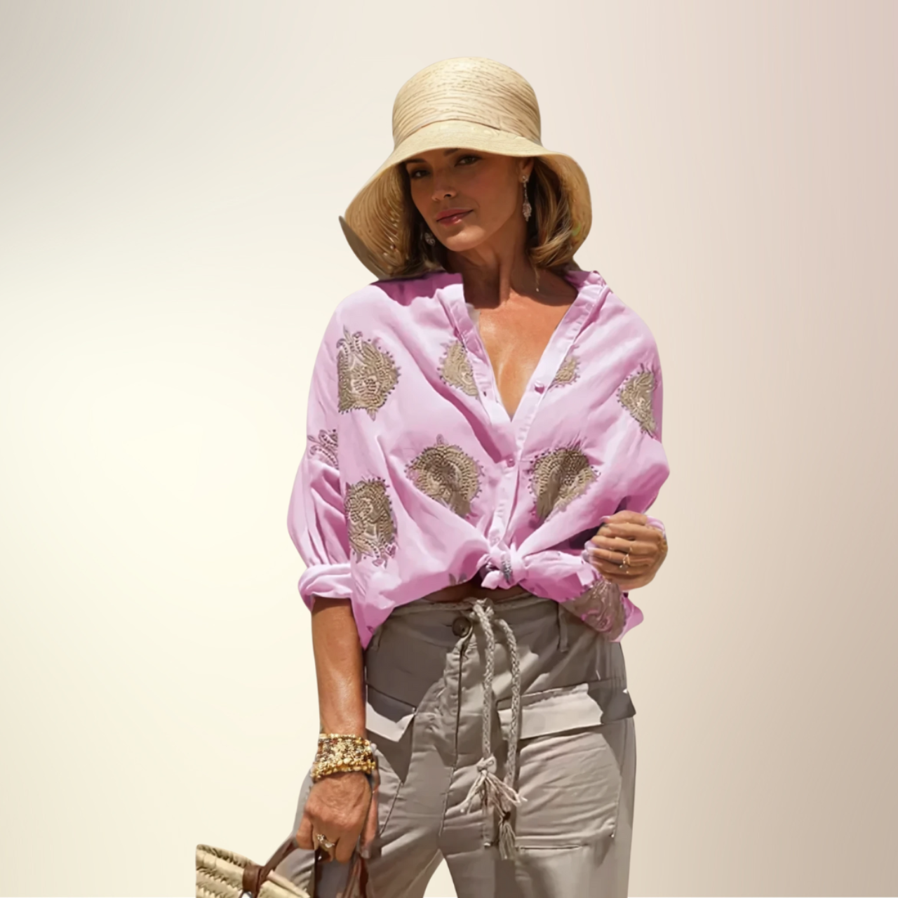 Airy Draped Top