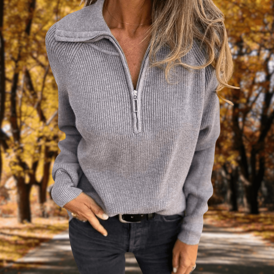 Timeless Knit Sweater with Skimming Fit