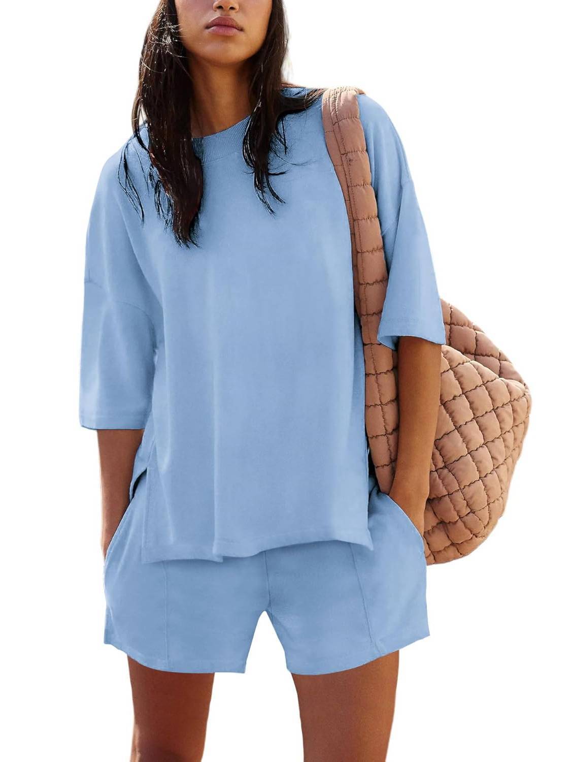 Kathryn — Relaxed Slit Suit Set