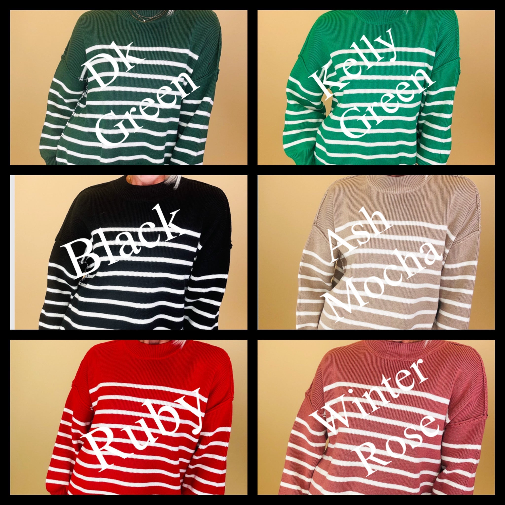 Striped Knit Sweater
