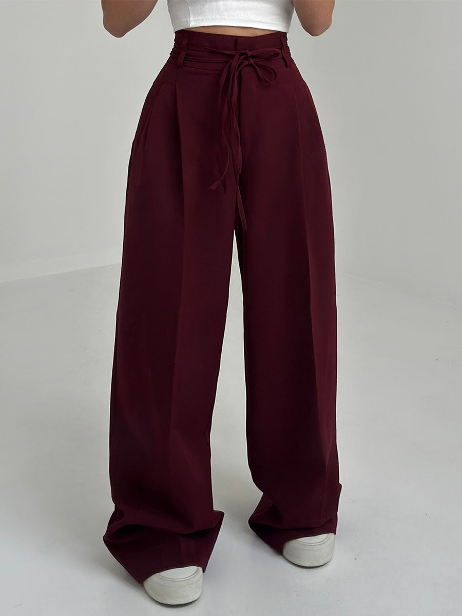 Josefina — High Waist Wide-Leg Trousers