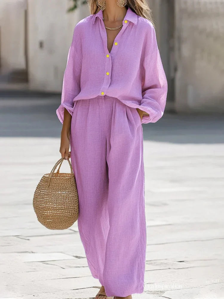 Women’s Split Two-Piece Lounge Set