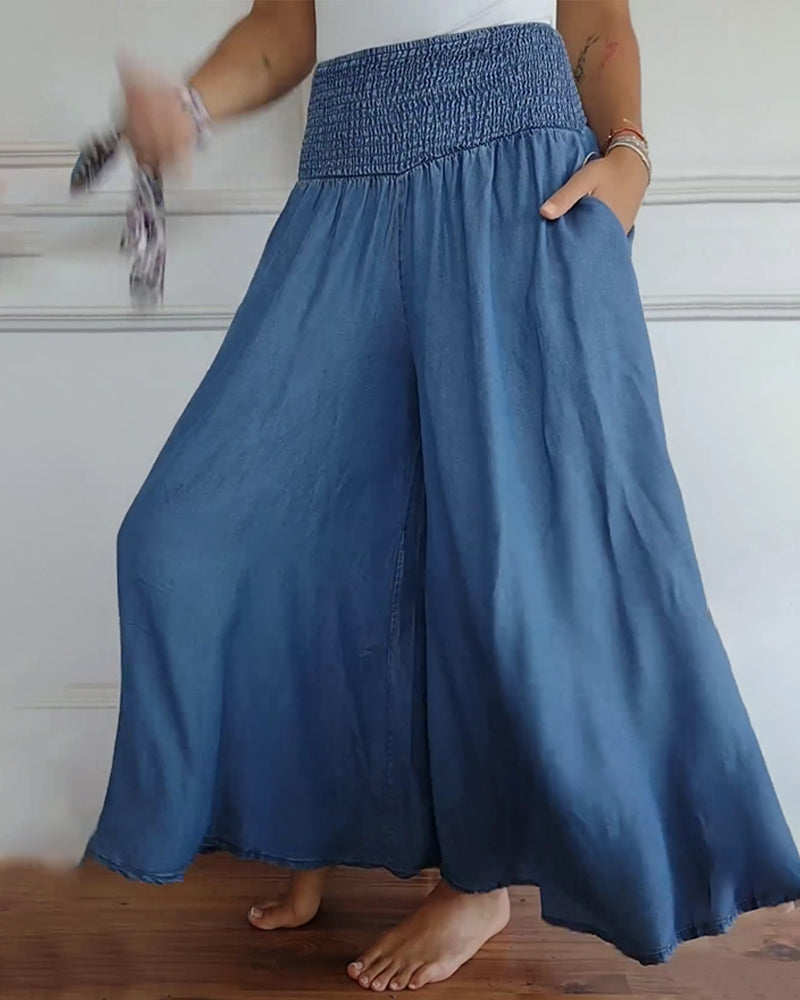 Reina — Comfy Wide-Leg Trousers