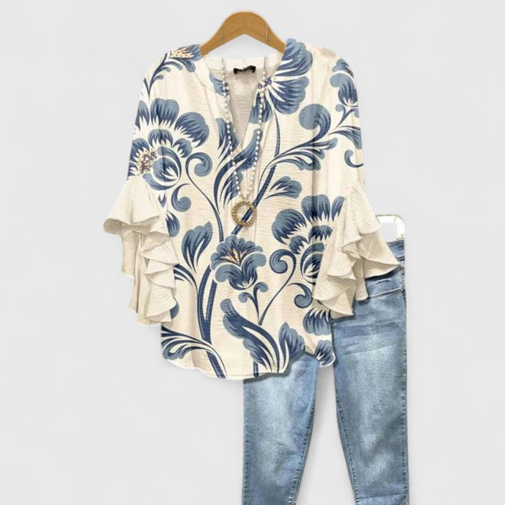 Flared Comfort Blouse