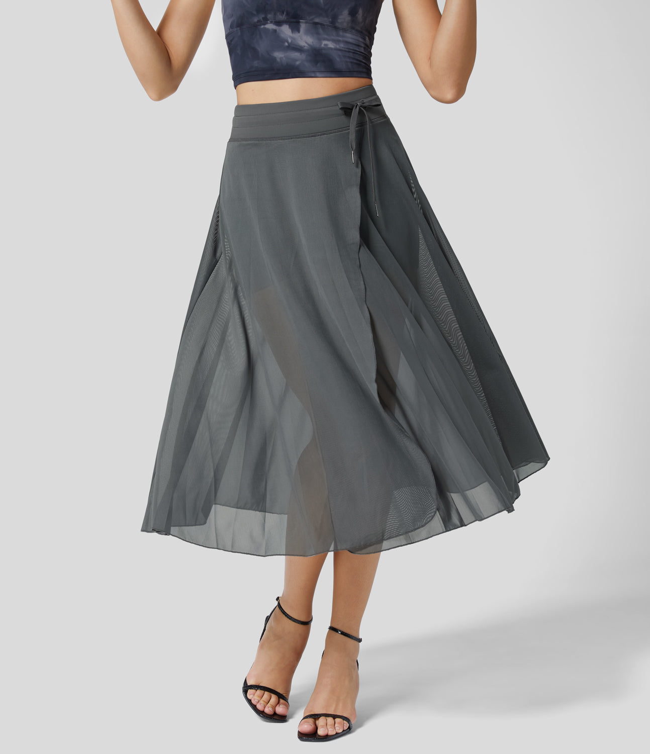 Raphaelle — Two-in-One Midi Skirt