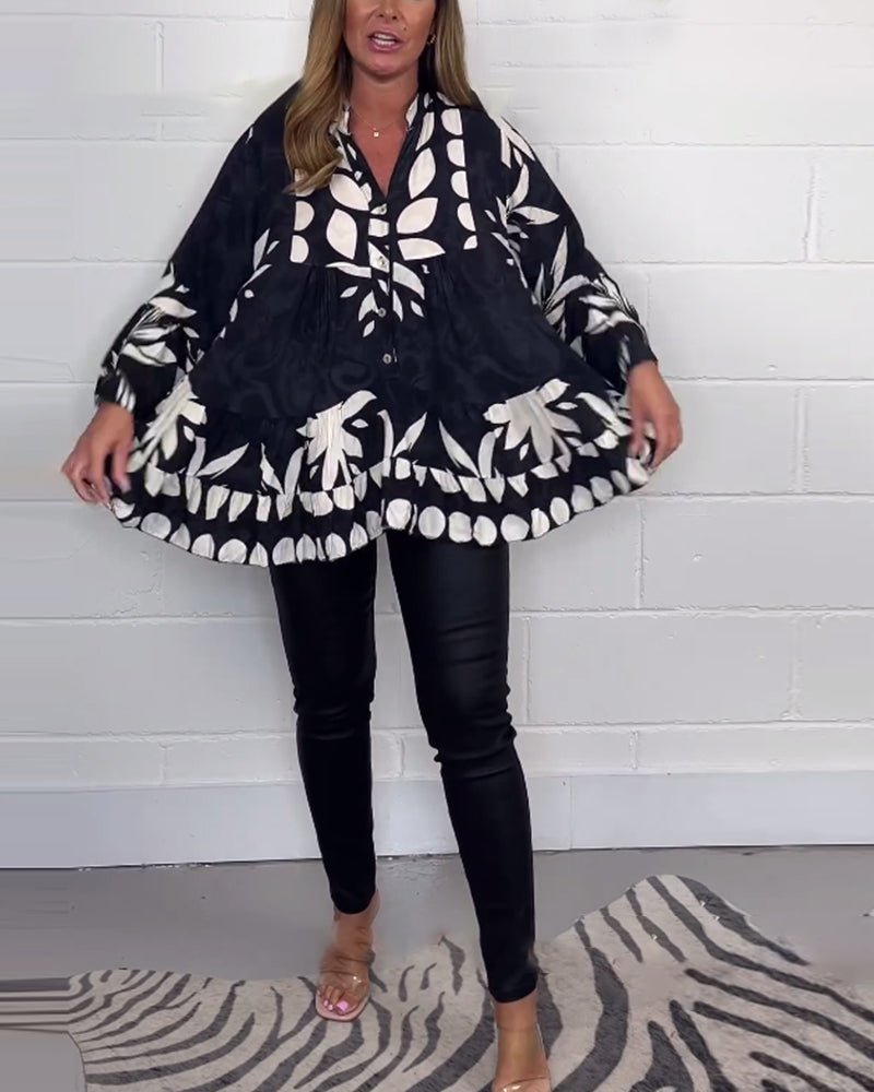 Lyra — Flared Sleeve Top
