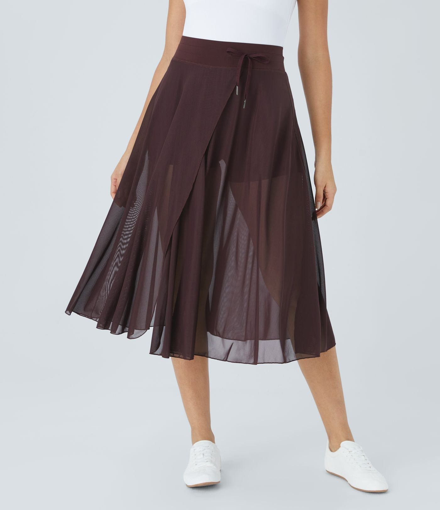 Raphaelle — Two-in-One Midi Skirt