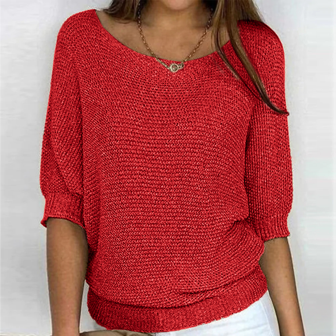 Elegant Fine Knit Sweater