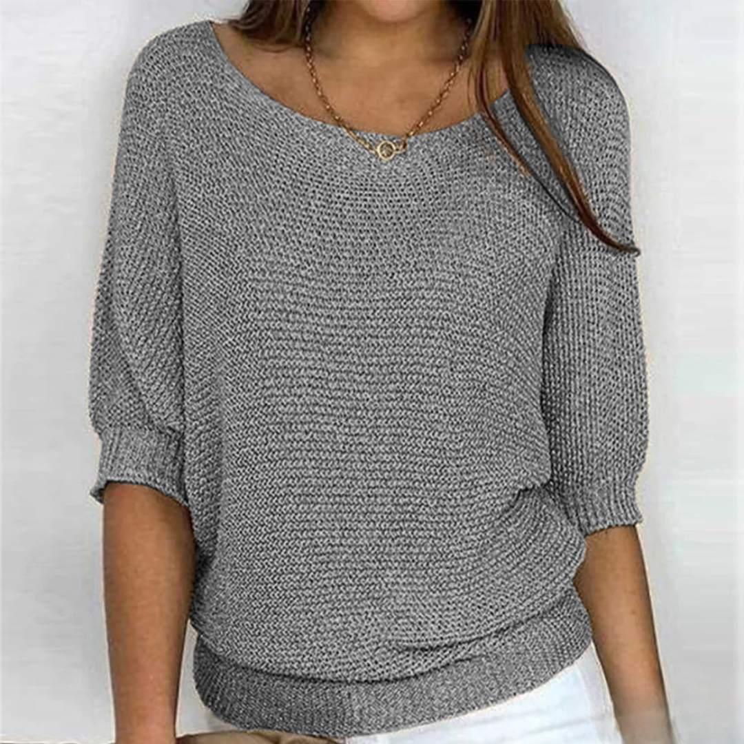 Elegant Fine Knit Sweater