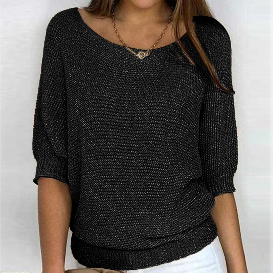 Elegant Fine Knit Sweater