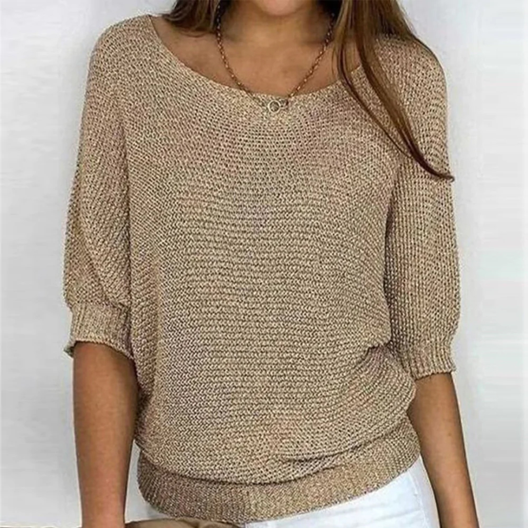 Elegant Fine Knit Sweater