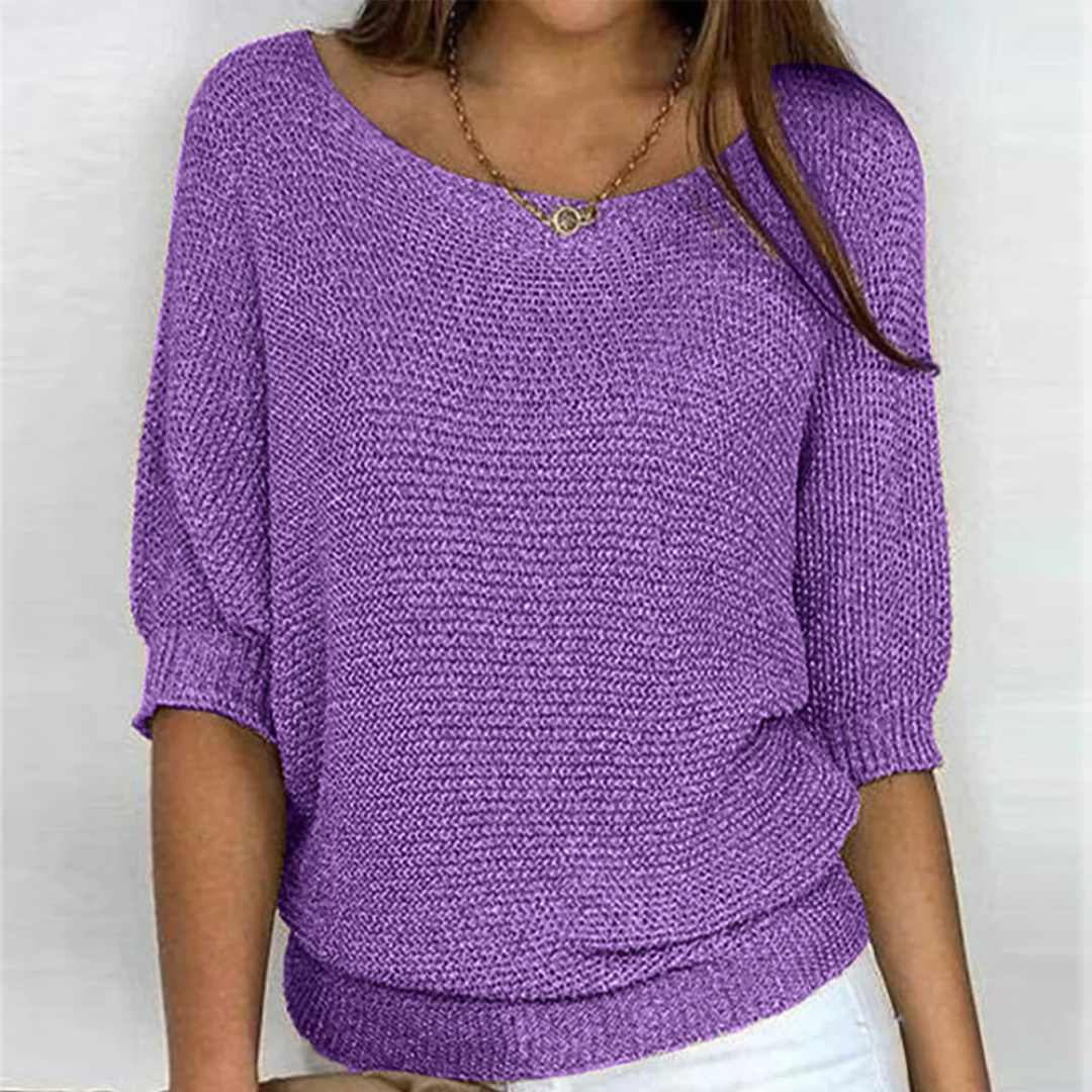 Elegant Fine Knit Sweater