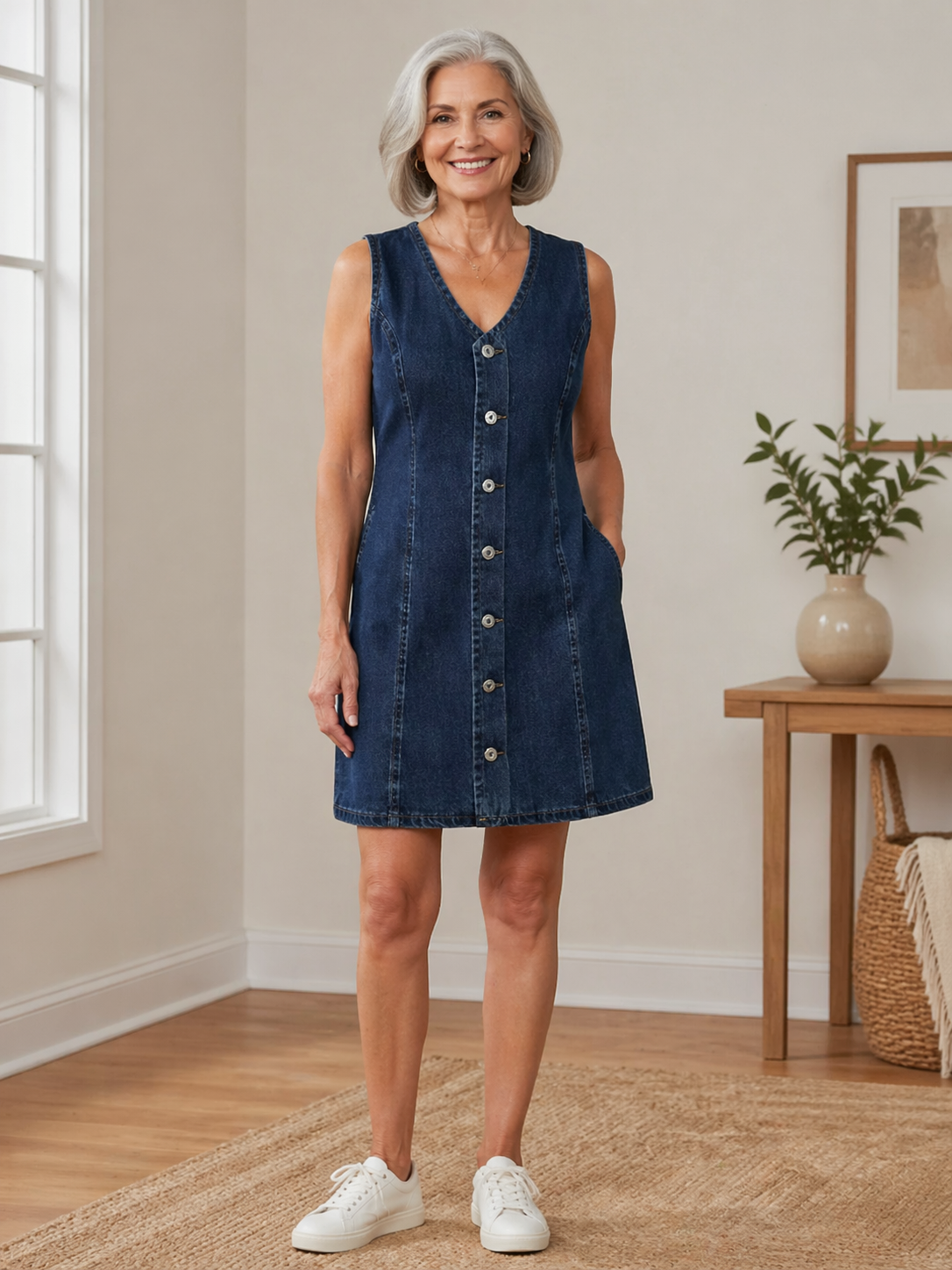 Denim Mini Dress