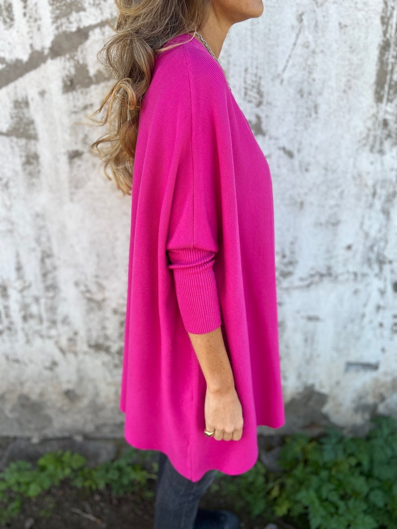 Annika — Batwing Knit Top