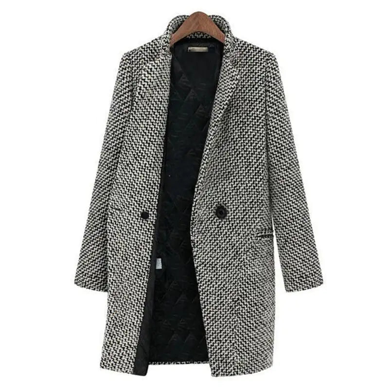 Long Wool Blend Coat