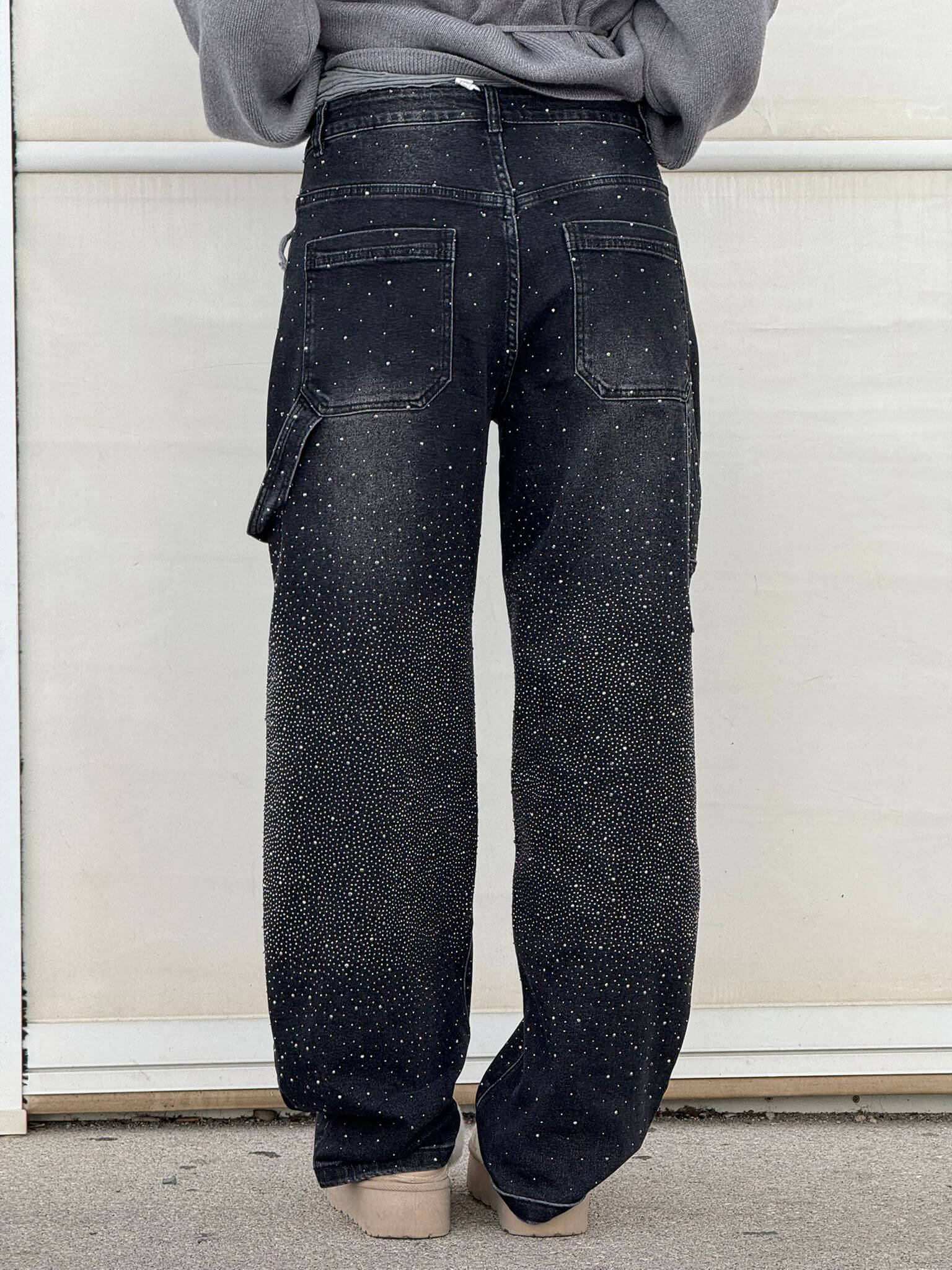 Valentina — High-Waist Glitter Jeans