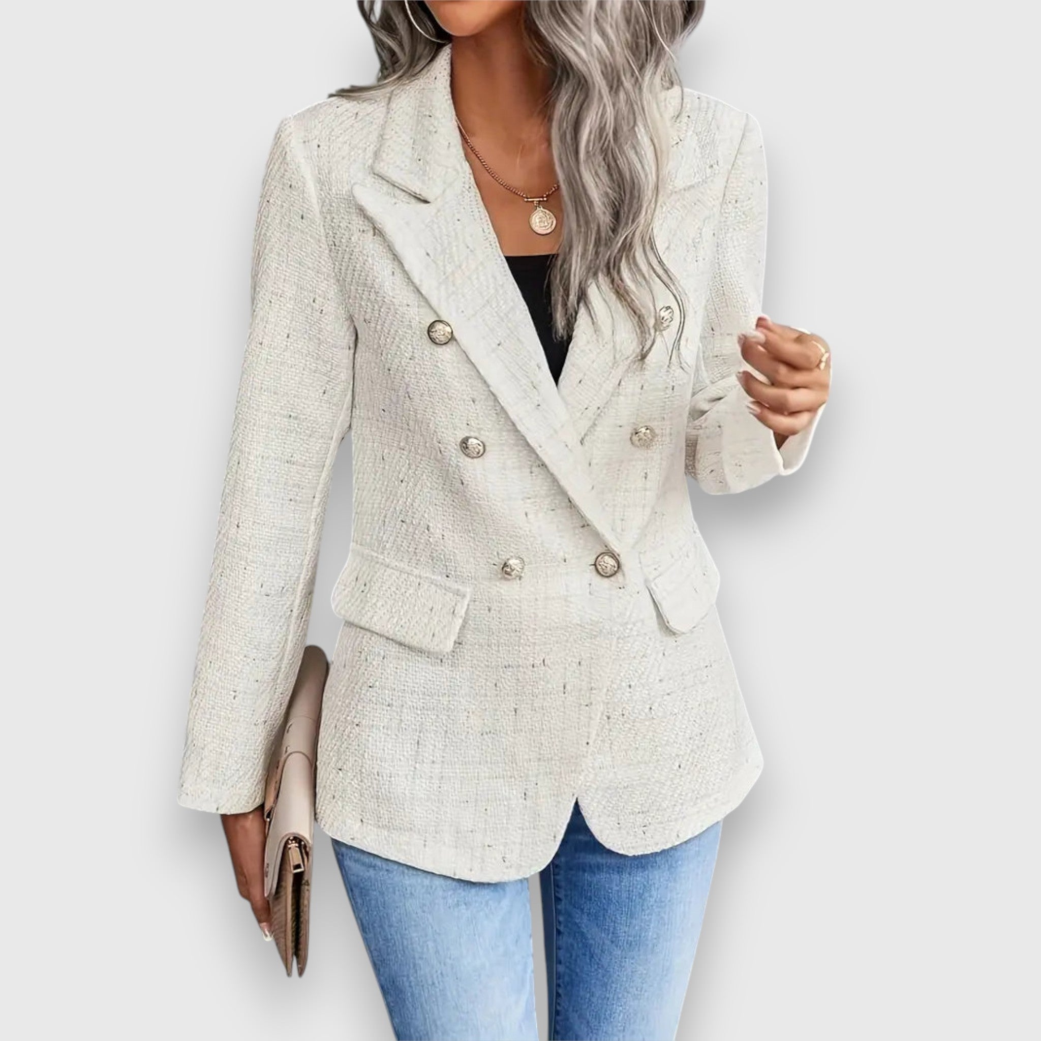 Single-Breasted Tailored Blazer