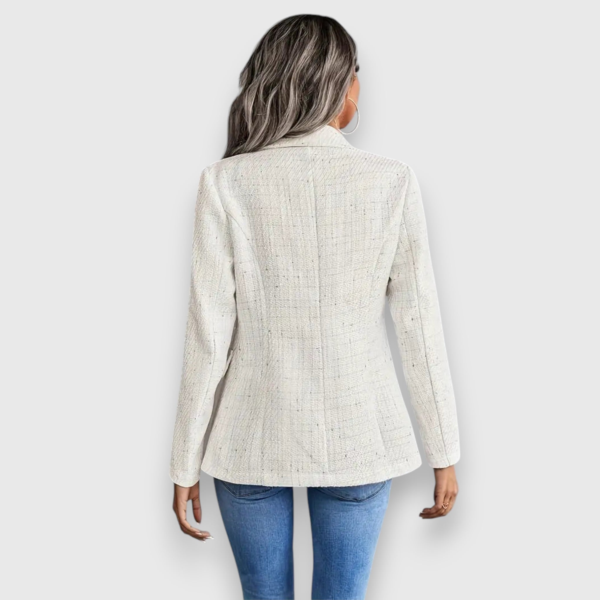 Single-Breasted Tailored Blazer
