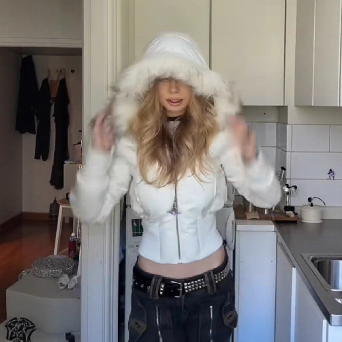 Warm Hooded Winter Jacket