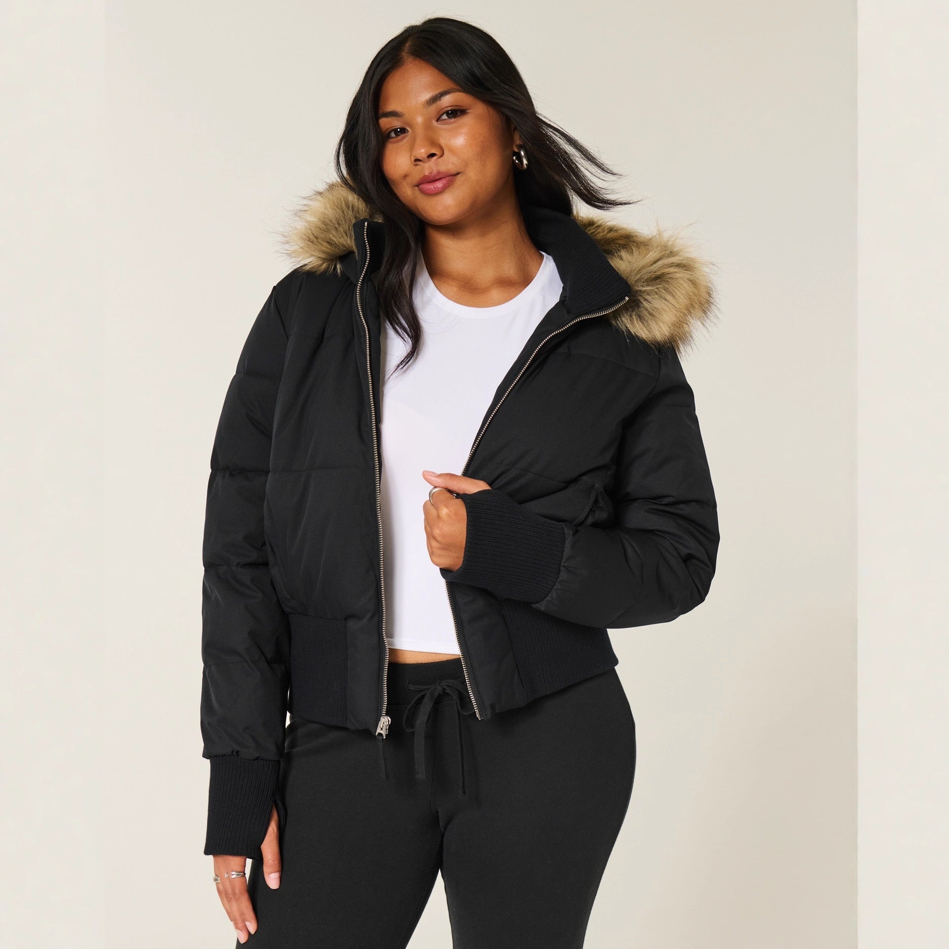 Warm Hooded Winter Jacket