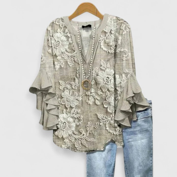 Flared Comfort Blouse