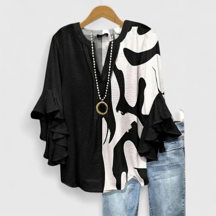Flared Comfort Blouse