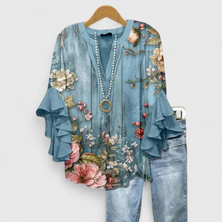 Flared Comfort Blouse
