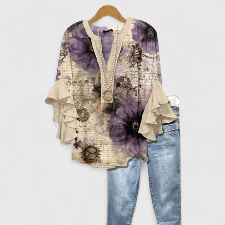 Flared Comfort Blouse