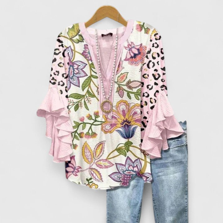 Flared Comfort Blouse