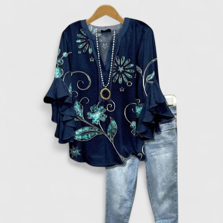 Flared Comfort Blouse