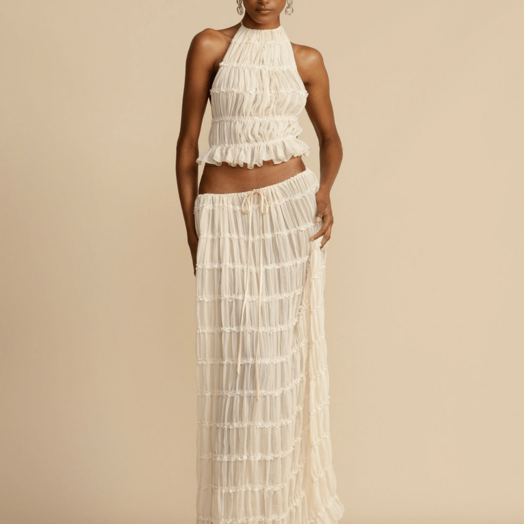 Lira — Halter Top and Skirt Set