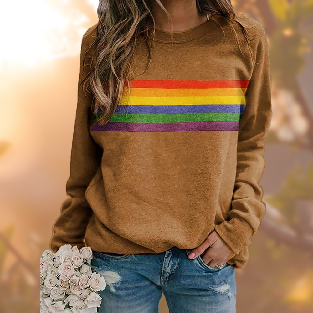 Rainbow Graphic Sweatshirt