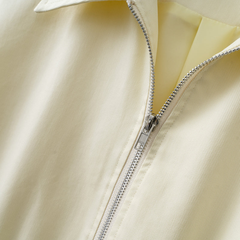 Adjustable Waist Zip Jacket