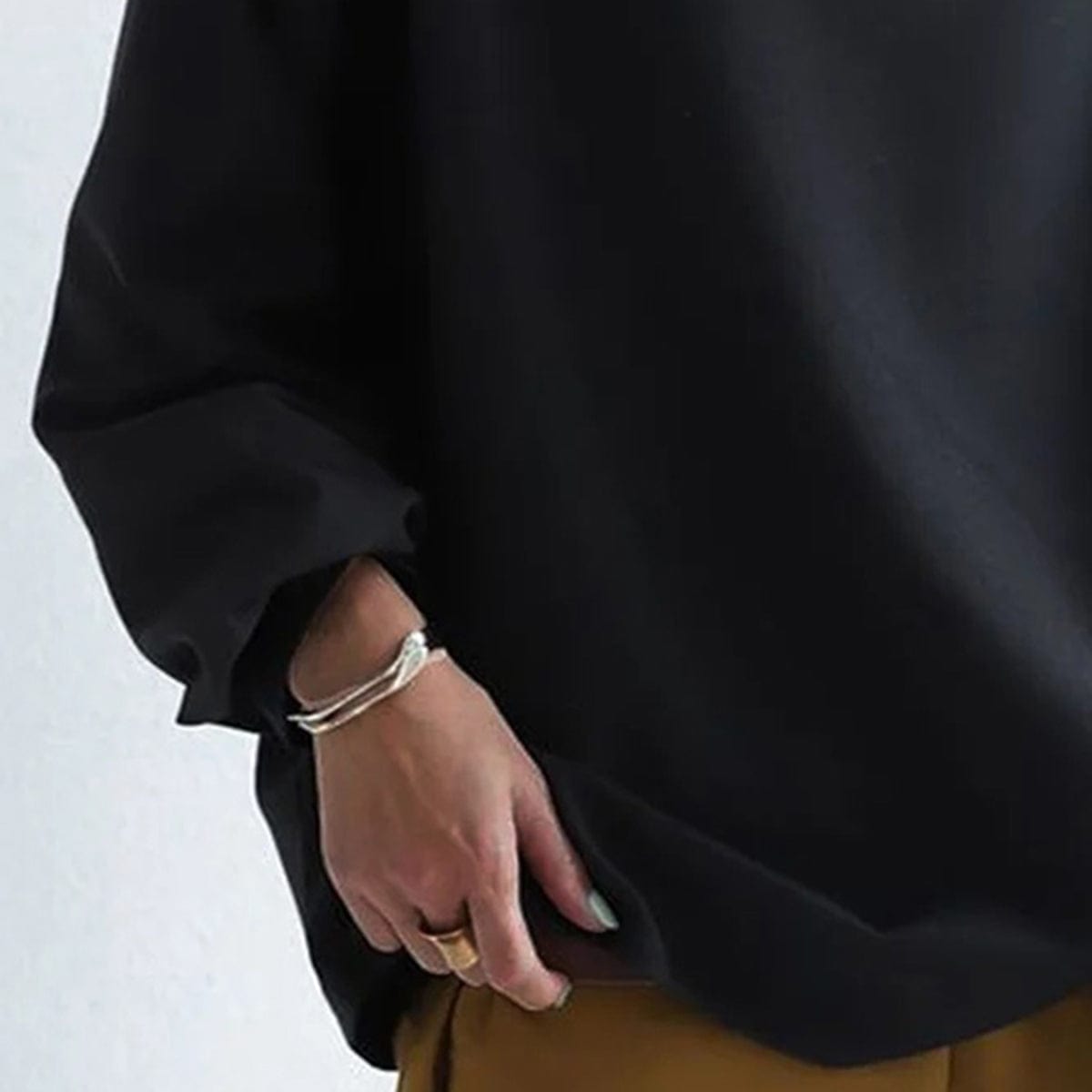 High-Neck Knit Top