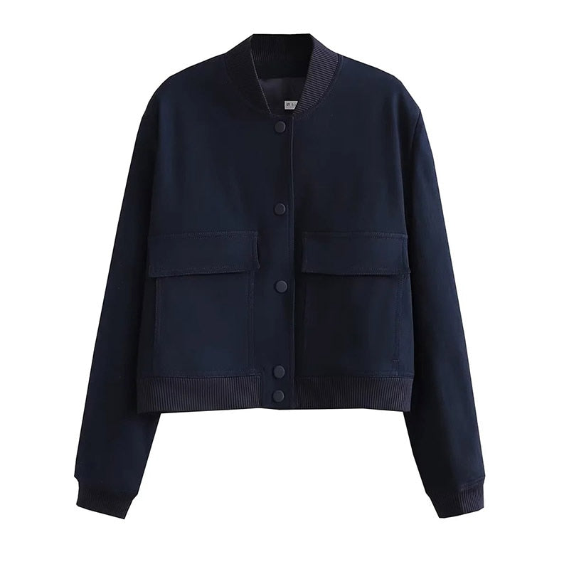 Short Bomber Winter Jacket