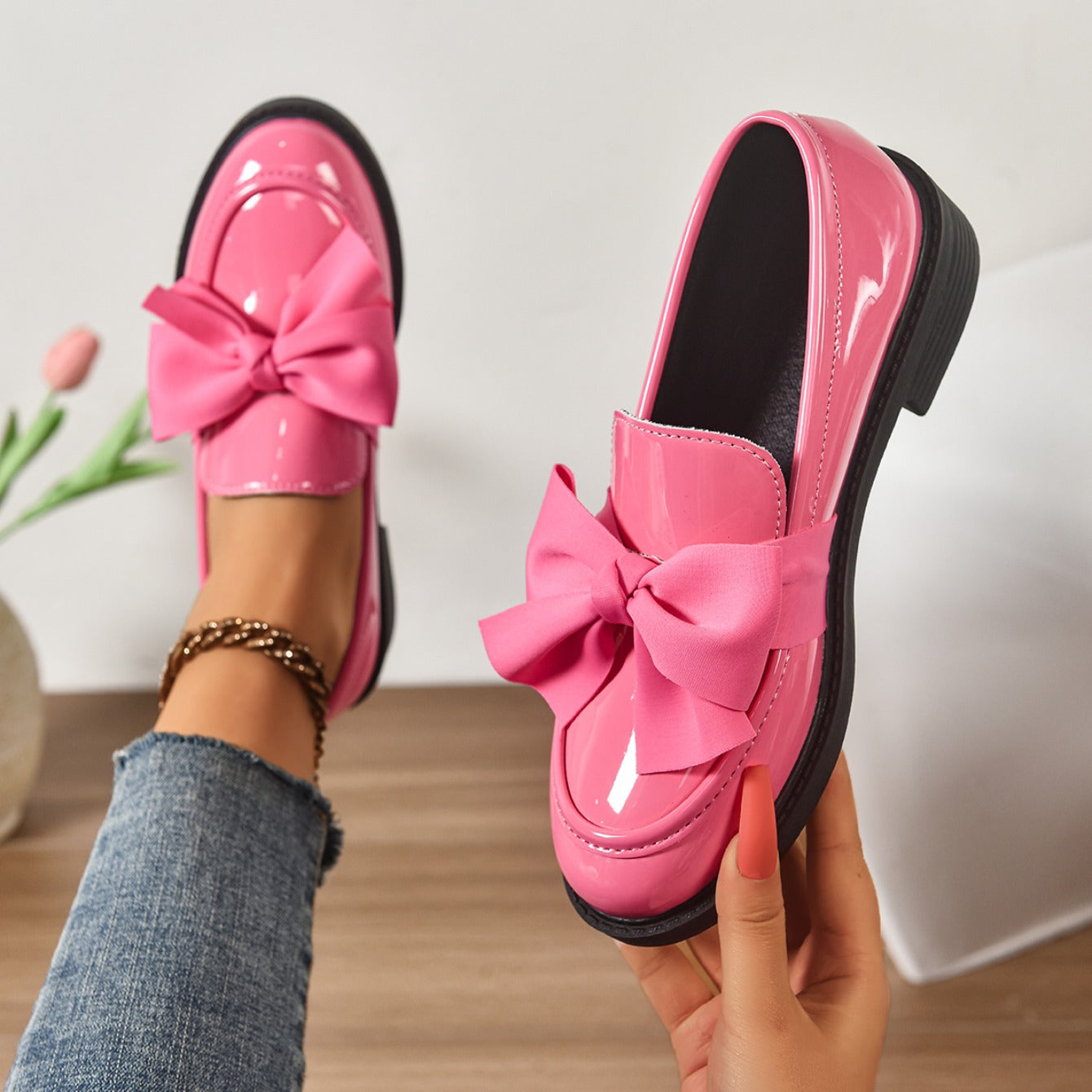Orthopedic Bow Loafers