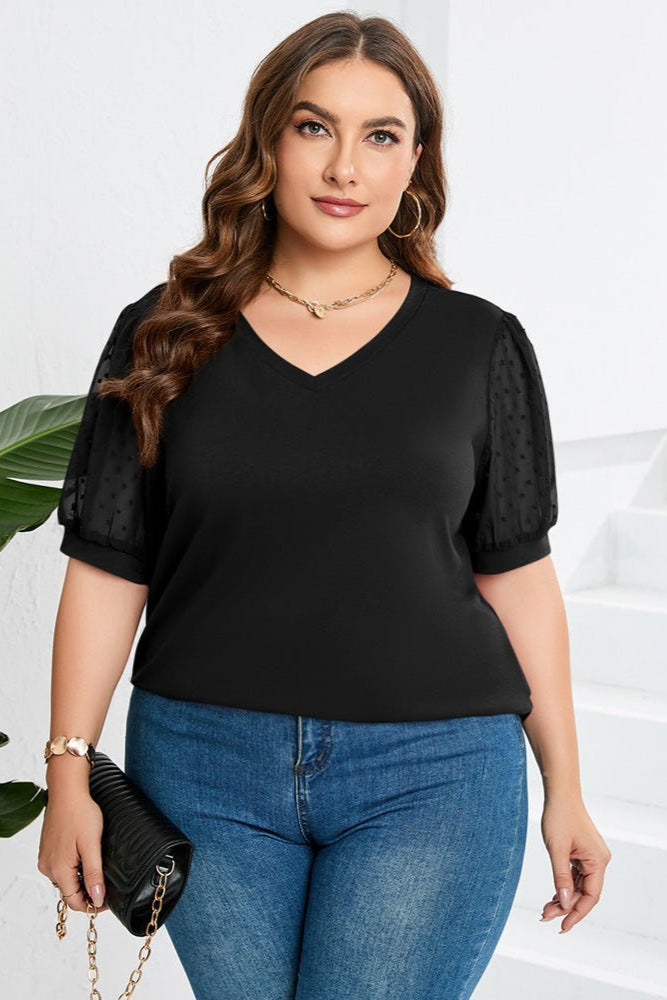 Helena — Sleek V-Neck Blouse