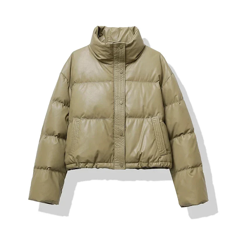 Cropped Puffer Jacket