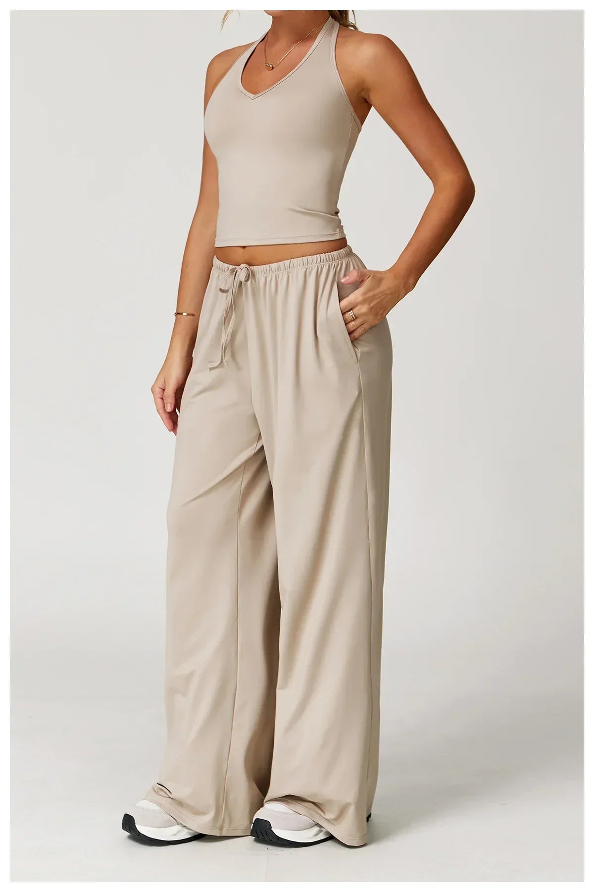 Eleanor | Women’s Winter Casual Wide Leg Loose Fit Pants