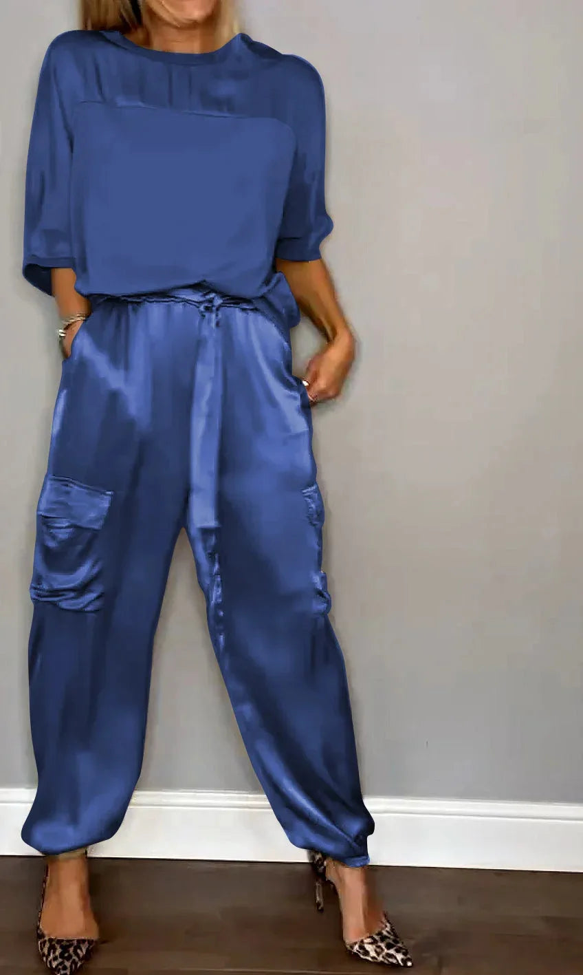 GRACE - SATIN UTILITY LOUNGE SET