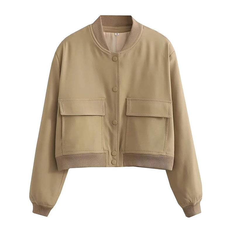 Short Bomber Winter Jacket