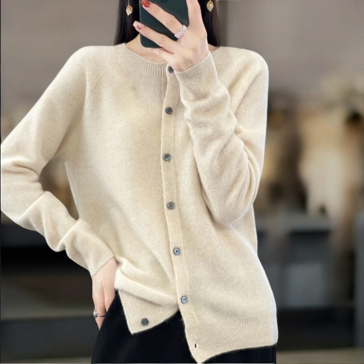 Merino Wool Cardigan