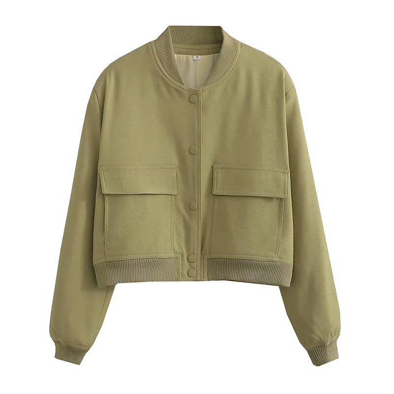 Short Bomber Winter Jacket