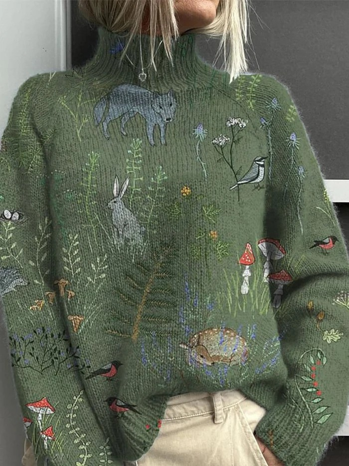 Warm Turtleneck Sweater